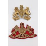 Two Victorian Household Cavalry pouch badges
