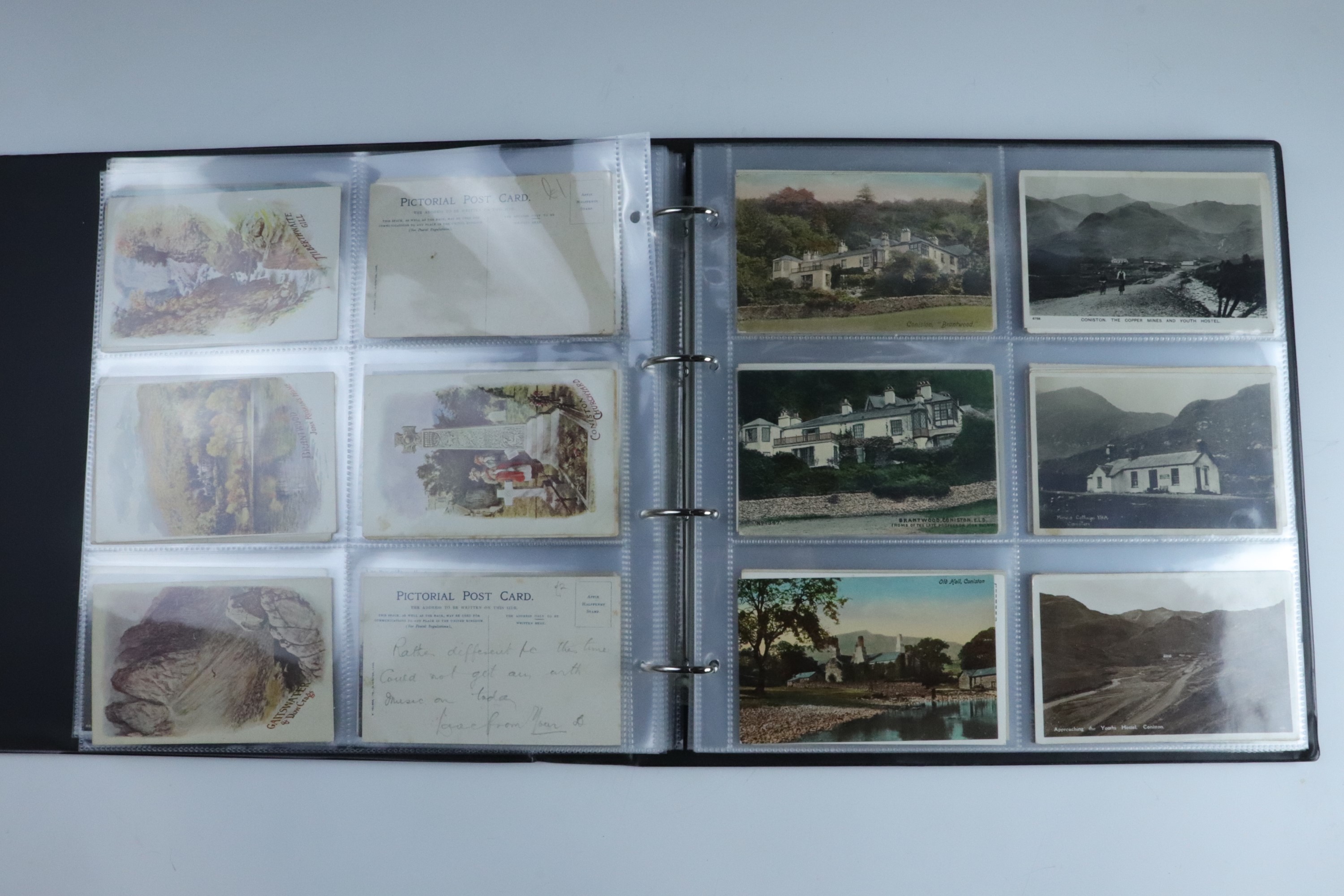 A sophisticated collection of approximately 450 postcards comprising monochrome and colour tinted - Image 21 of 47