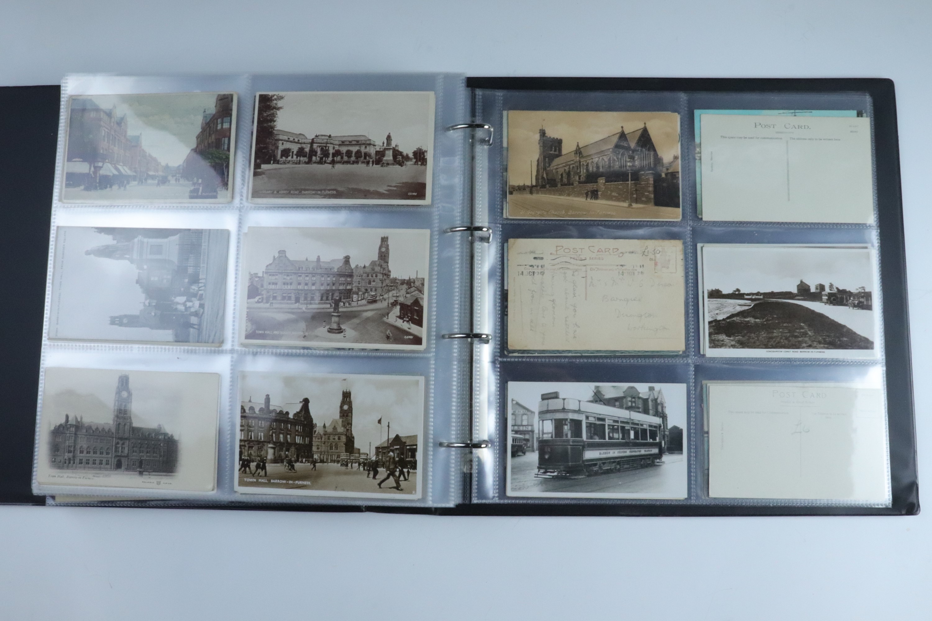 A sophisticated collection of approximately 450 postcards comprising monochrome and colour tinted - Image 44 of 47
