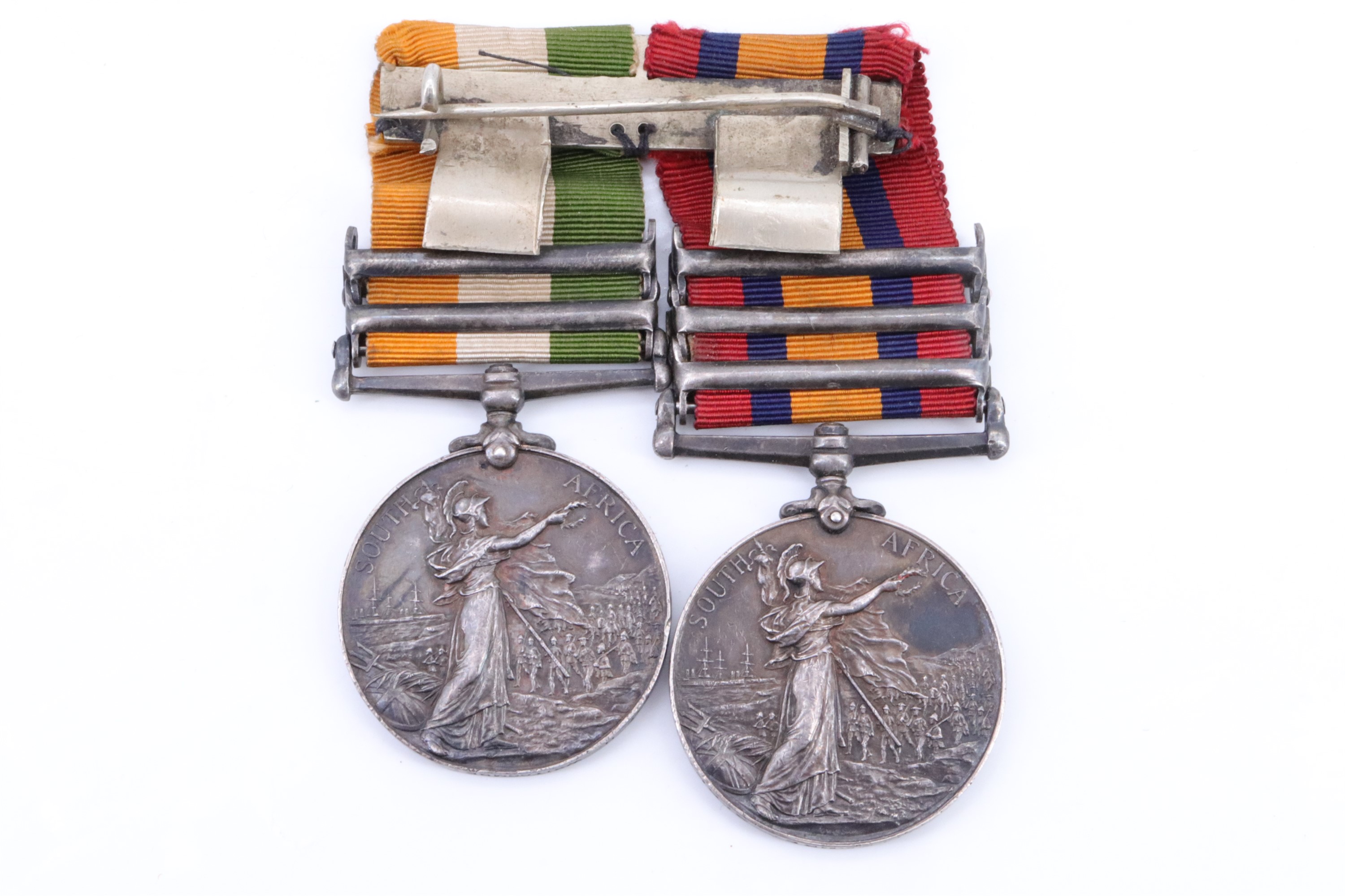 A Queen's South Africa medal with three clasps, together with a King's South Africa medal to 4795 - Image 2 of 3