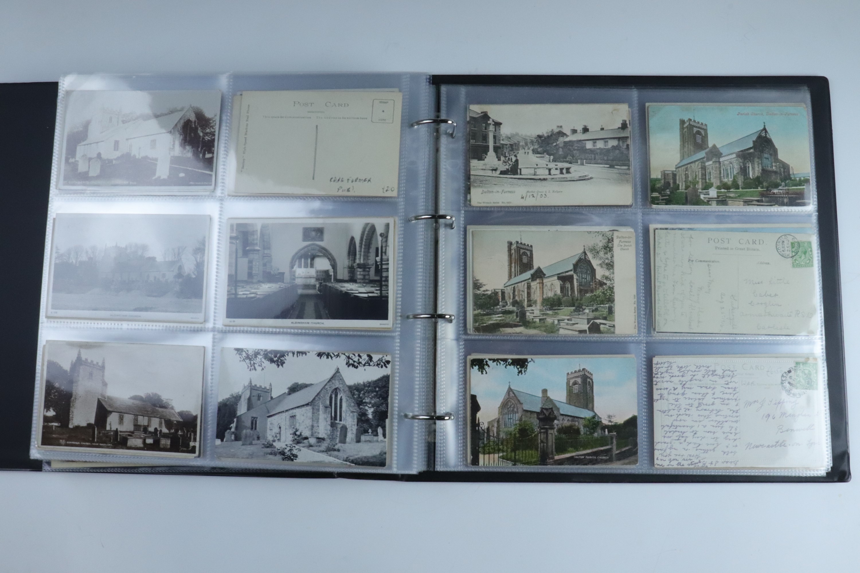 A sophisticated collection of approximately 450 postcards comprising monochrome and colour tinted - Image 39 of 47