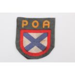 A German Third Reich ROA / Russian Liberation Army arm badge