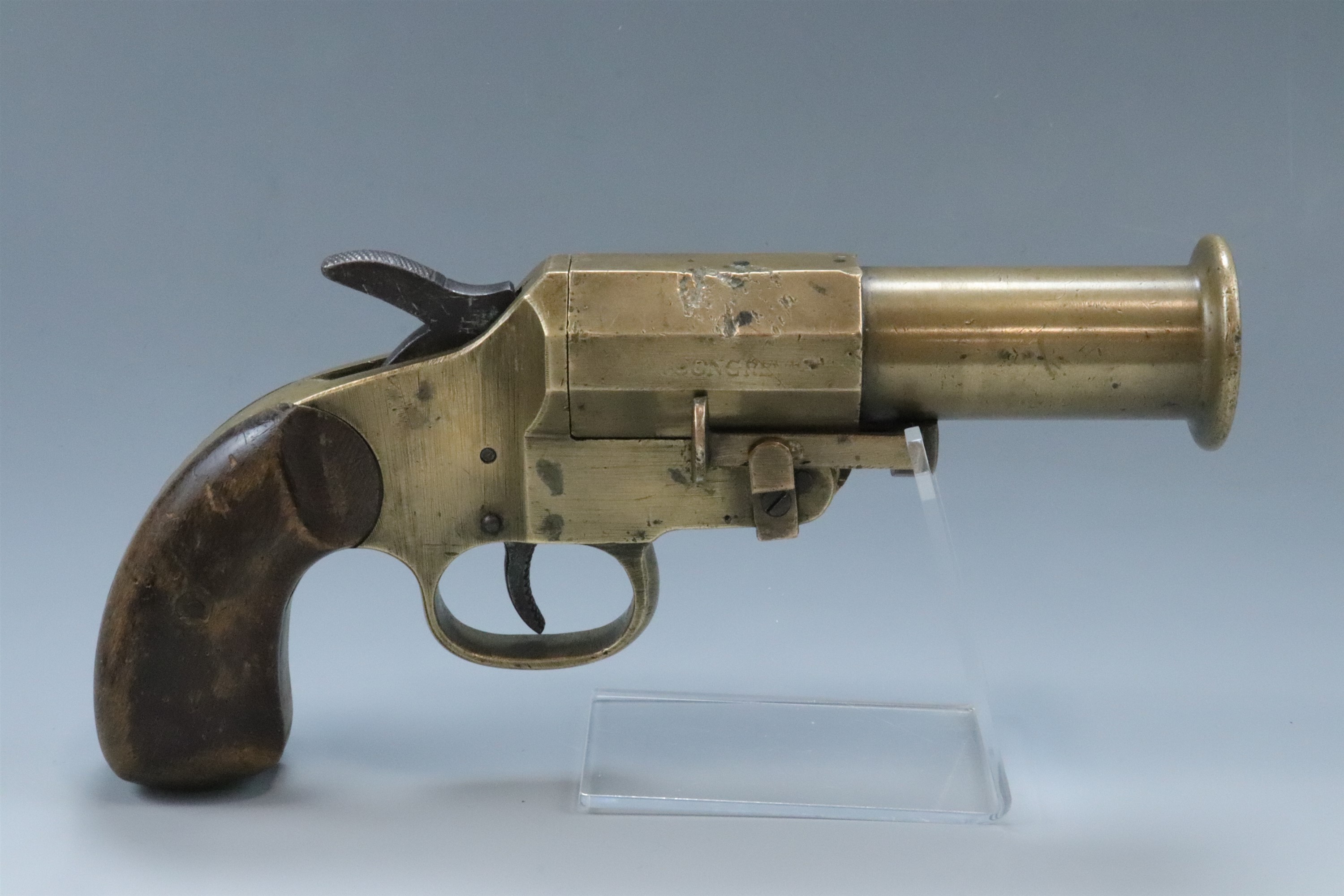 [ Victoria Cross ] A deactivated Imperial German Kaiserliche Marine U Boat flare pistol by - Image 3 of 10