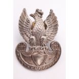 A Free Polish army nickel / electroplate cap badge, 40 mm