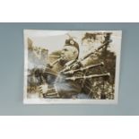 [ Victoria Cross / Medal / Autograph ] A 1934 press agency photograph of Piper Daniel Laidlaw, VC,