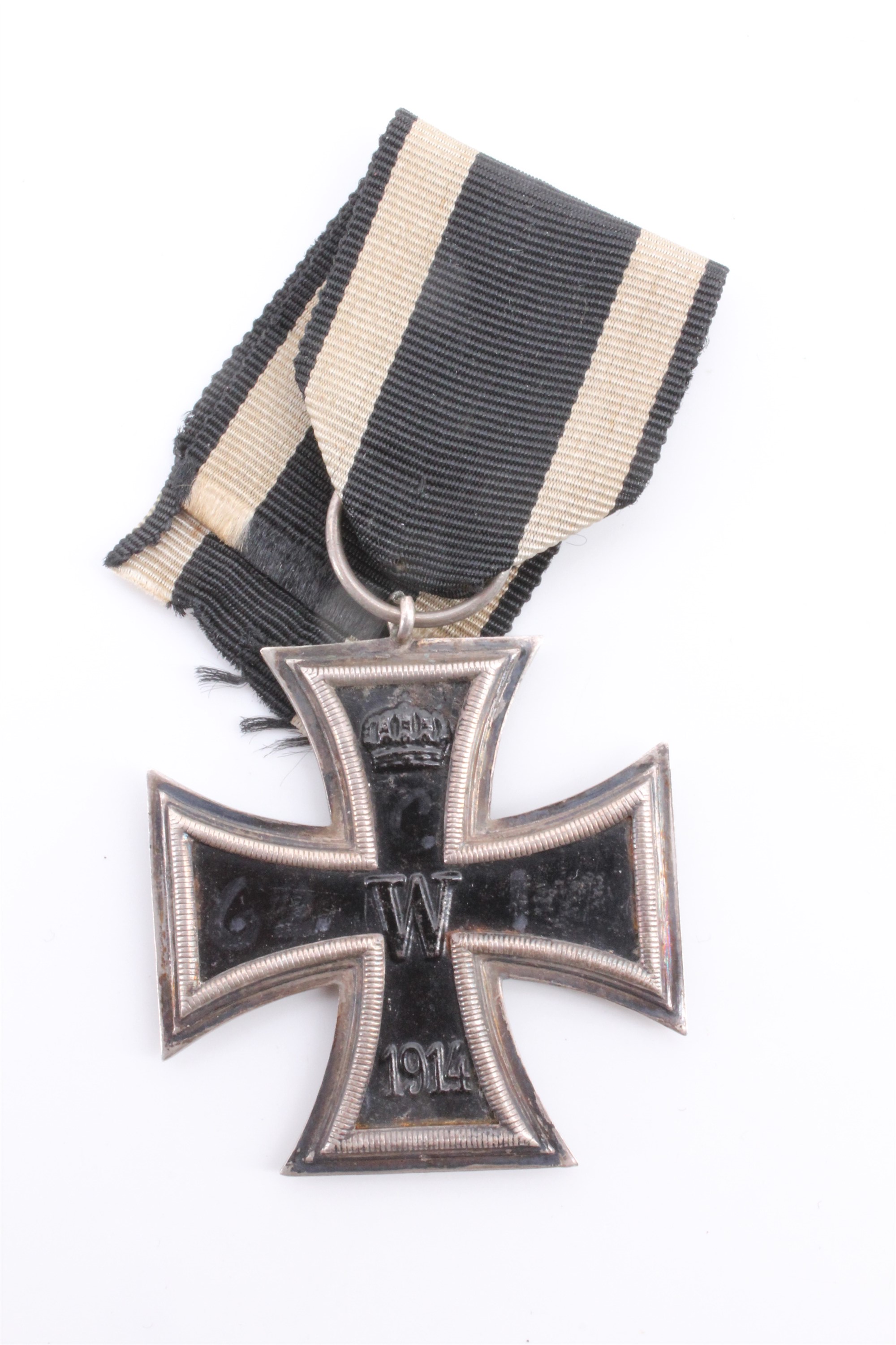 An Imperial German 1914 Iron Cross second class, its ring stamped M