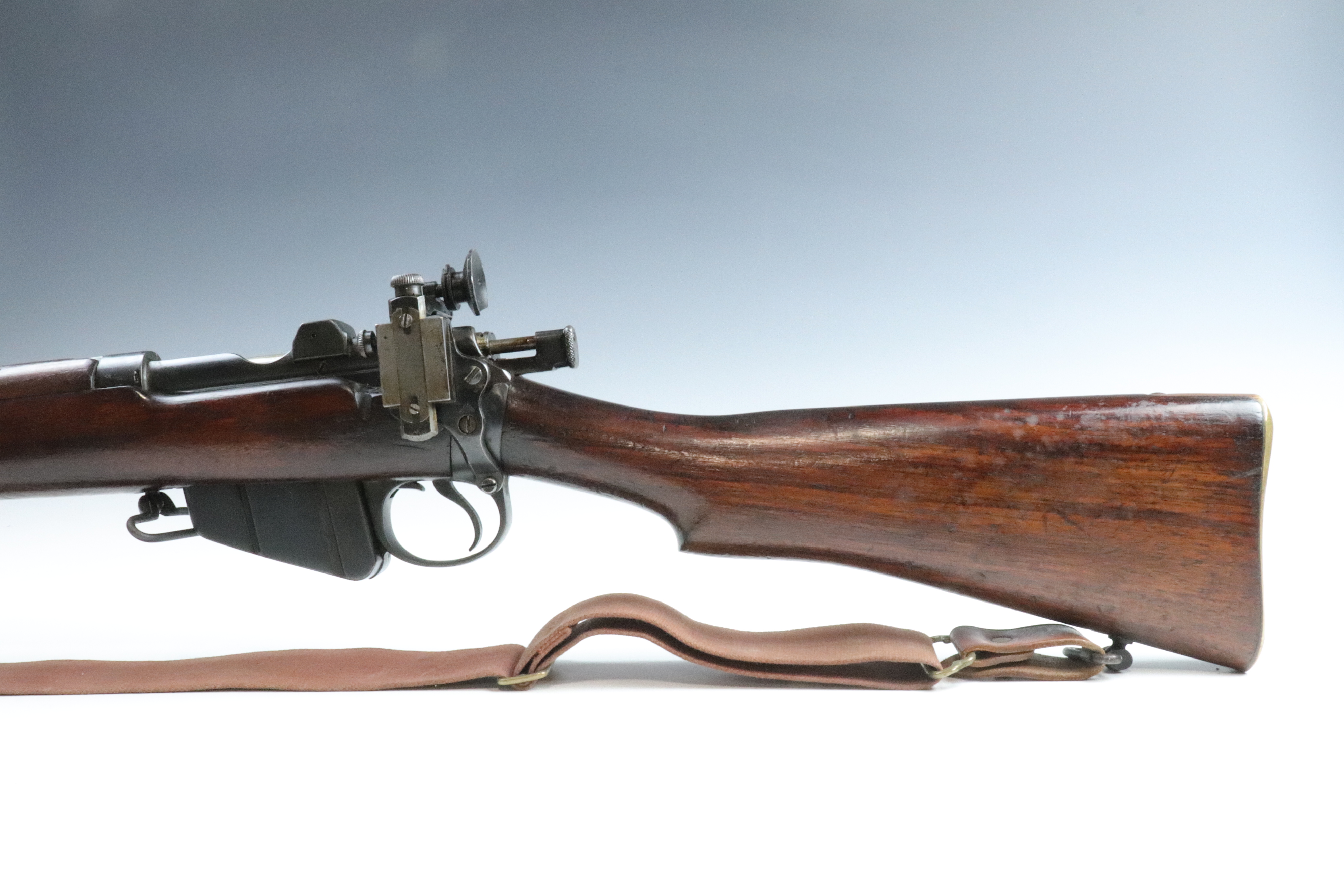 A late 19th Century B.S.A. Lee-Speed .303 bolt action rifle, action retaining most of its blueing, - Image 6 of 11