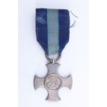 A Dunkirk merchant navy Distinguished Service Cross, engraved "CAPT W THOMPSON, 1940", Garrard & Co,