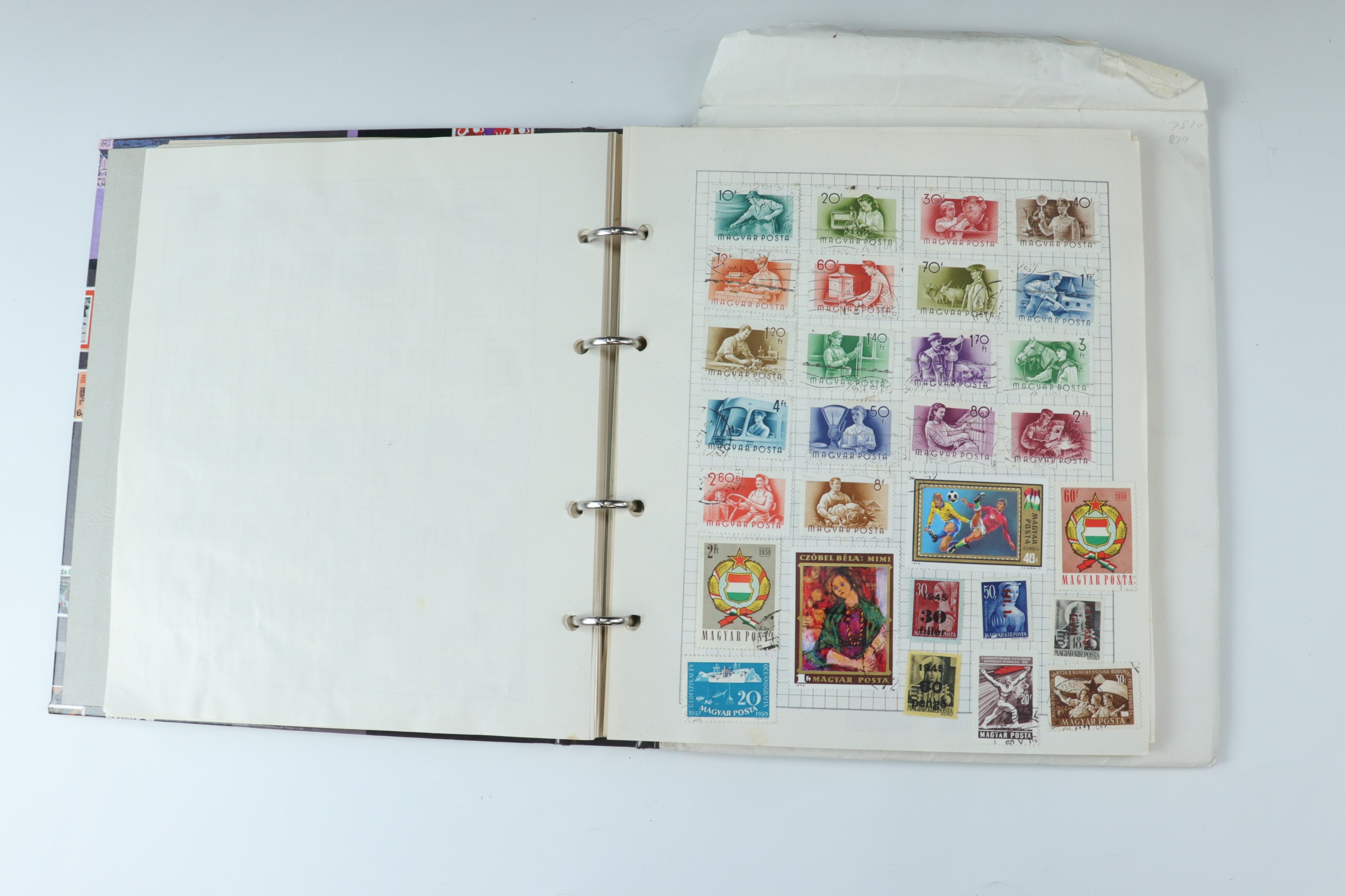 Several juvenile stamp albums containing GB and world stamps, with uncirculated and specimen GB - Image 44 of 47
