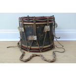 A Victorian 3rd Grenadier Guards side drum by Potter, the body Ordnance stamped CF