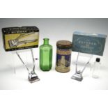 Sundry collectors' items including two boxed Burman clippers, a Barlova "malt milk and eggs -