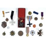 Sundry medals, medallions and badges