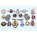 A quantity of Home Front and other badges, sweetheart brooches etc