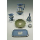 Sundry items of Wedgwood Jasperware including a Proctor & Gamble Limited "150 Year Anniversary"
