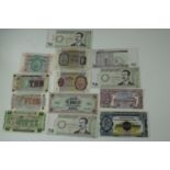 A quantity of British military banknotes together with Gulf War period Iraqi notes, (most A/UNC)