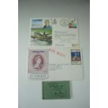 A 60th Anniversary of the Royal Air Force first day stamp cover together with a St Vincent first day