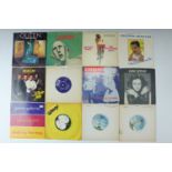 A small quantity of 45 rpm single records including Queen, Thin Lizzy, Status Quo etc