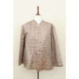 A vintage lady's velvet lined evening jacket by Kareklas Dresses of Cyprus, bust 50 cm