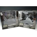 Two boxed die-cast "Forces of Valor" 1:32 scale fighters, U.K. Spitfire MK1X No 132 wing and