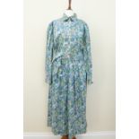 A 1980s lady's Liberty dress by Thomas and Jonathan of Canterbury, label size 14