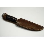 A vintage sporting knife, 23 cm