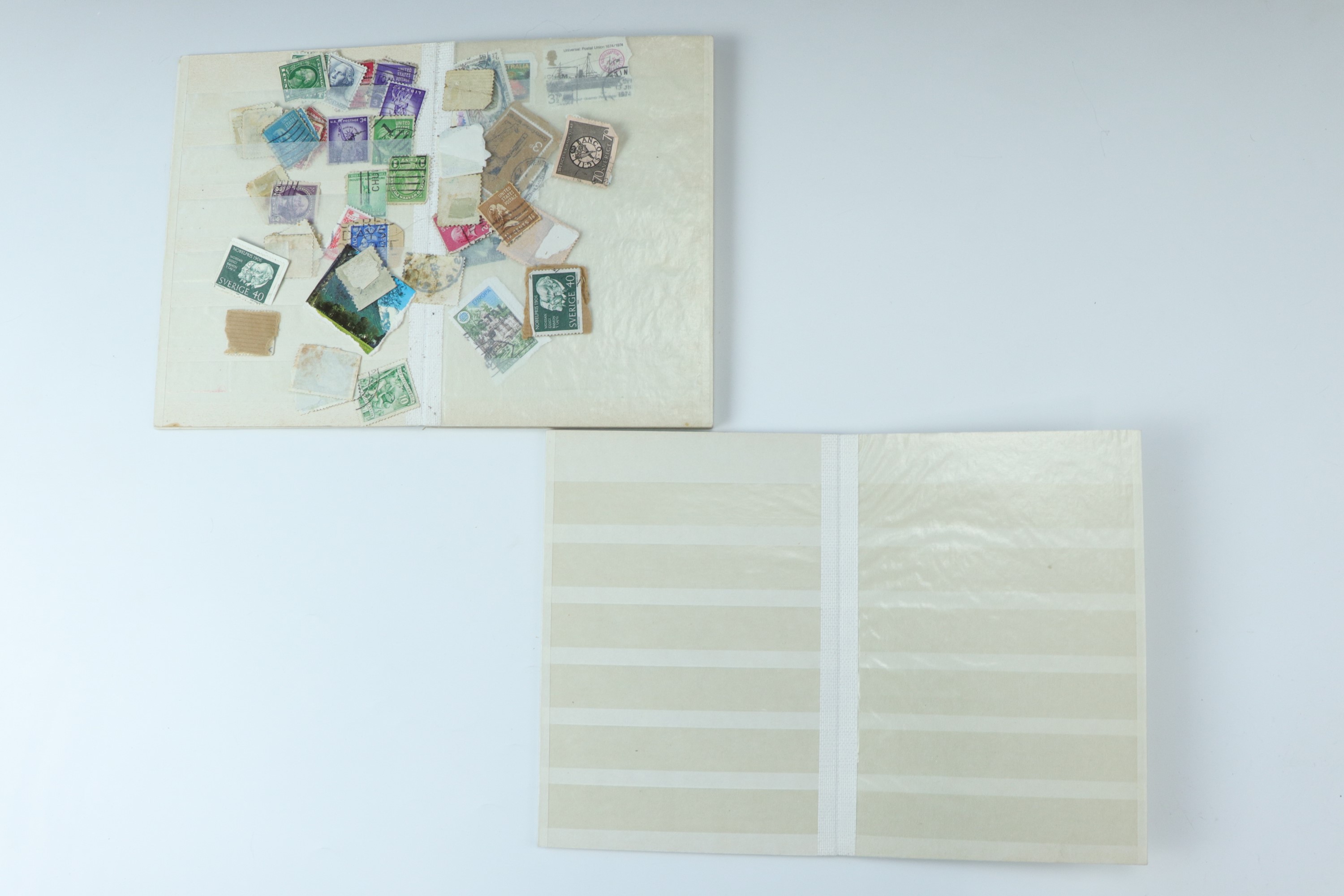 Several juvenile stamp albums containing GB and world stamps, with uncirculated and specimen GB - Image 24 of 47