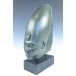 A large contemporary reproduction Egyptian pharaonic bust, 53 cm
