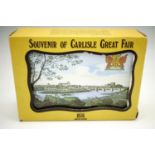 A Hudson-Scott & Sons Ltd "Souvenir of Carlisle Great Fair 1976" tin in original carton