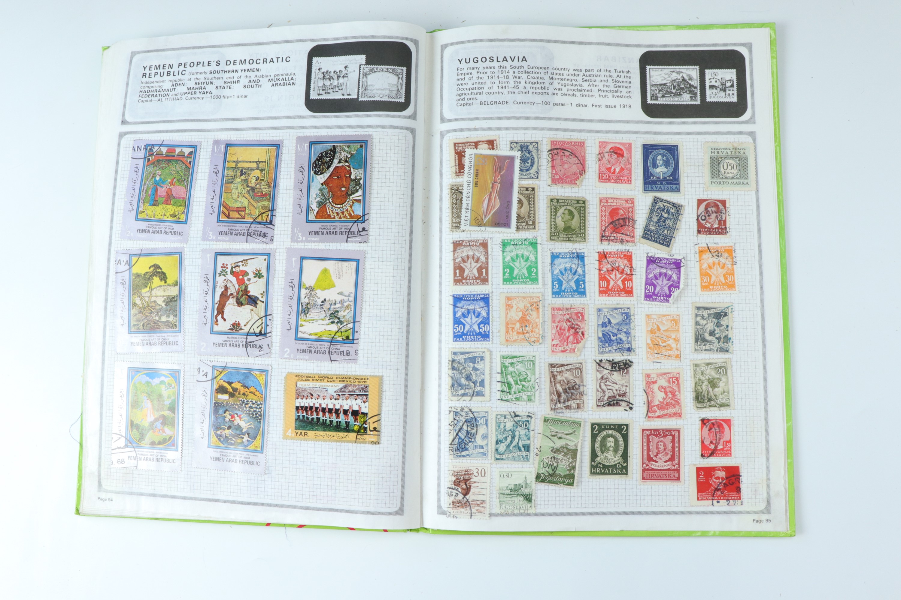 Several juvenile stamp albums containing GB and world stamps, with uncirculated and specimen GB - Image 41 of 47