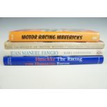Four books on classic motorsport and motor racing comprising Nye, "Motor Racing Mavericks", 1974,