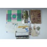 An Ace Legion stamp album, International Telecommunication Union centenary stamp album and a