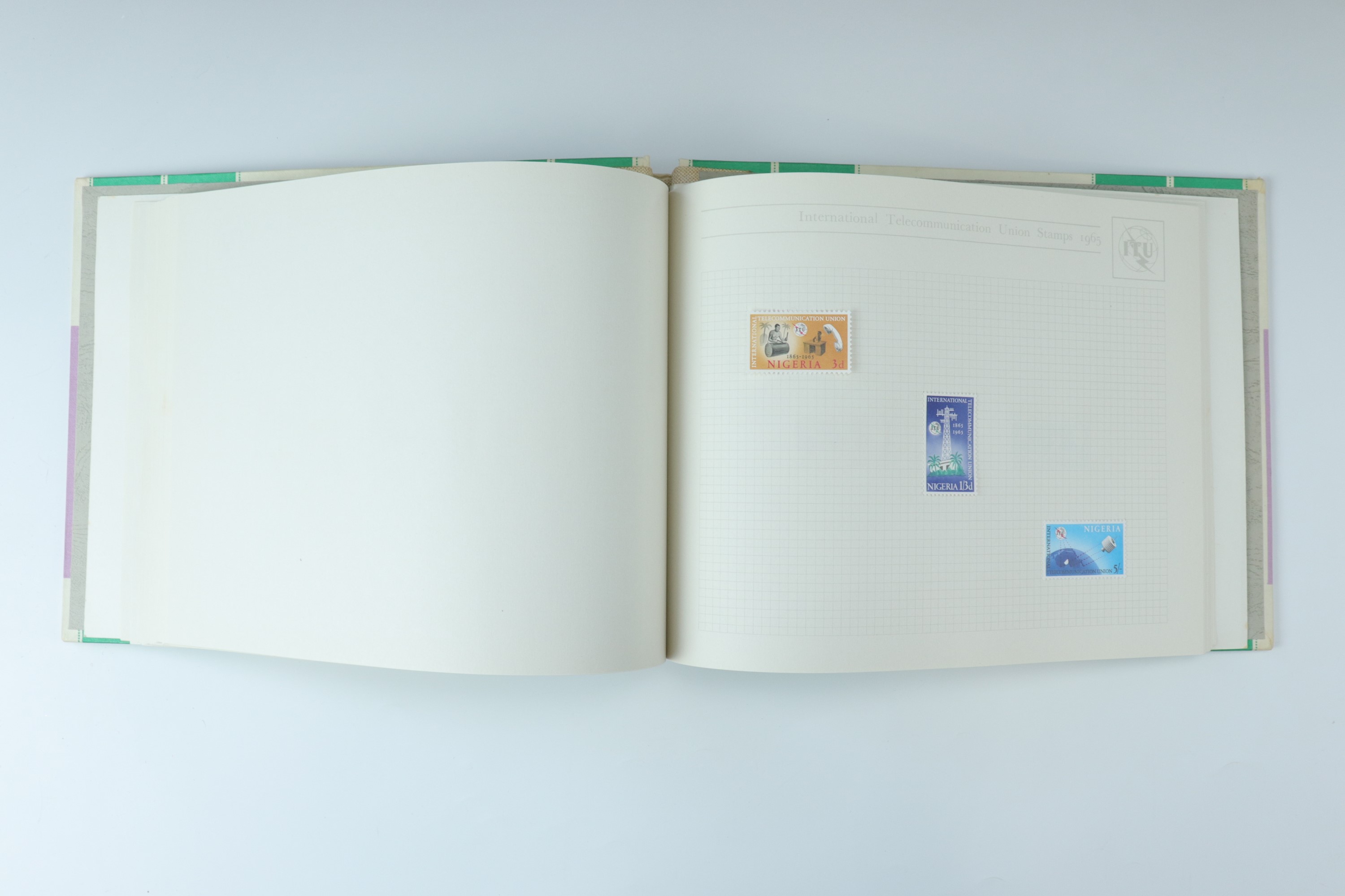 An Ace Legion stamp album, International Telecommunication Union centenary stamp album and a - Image 9 of 27