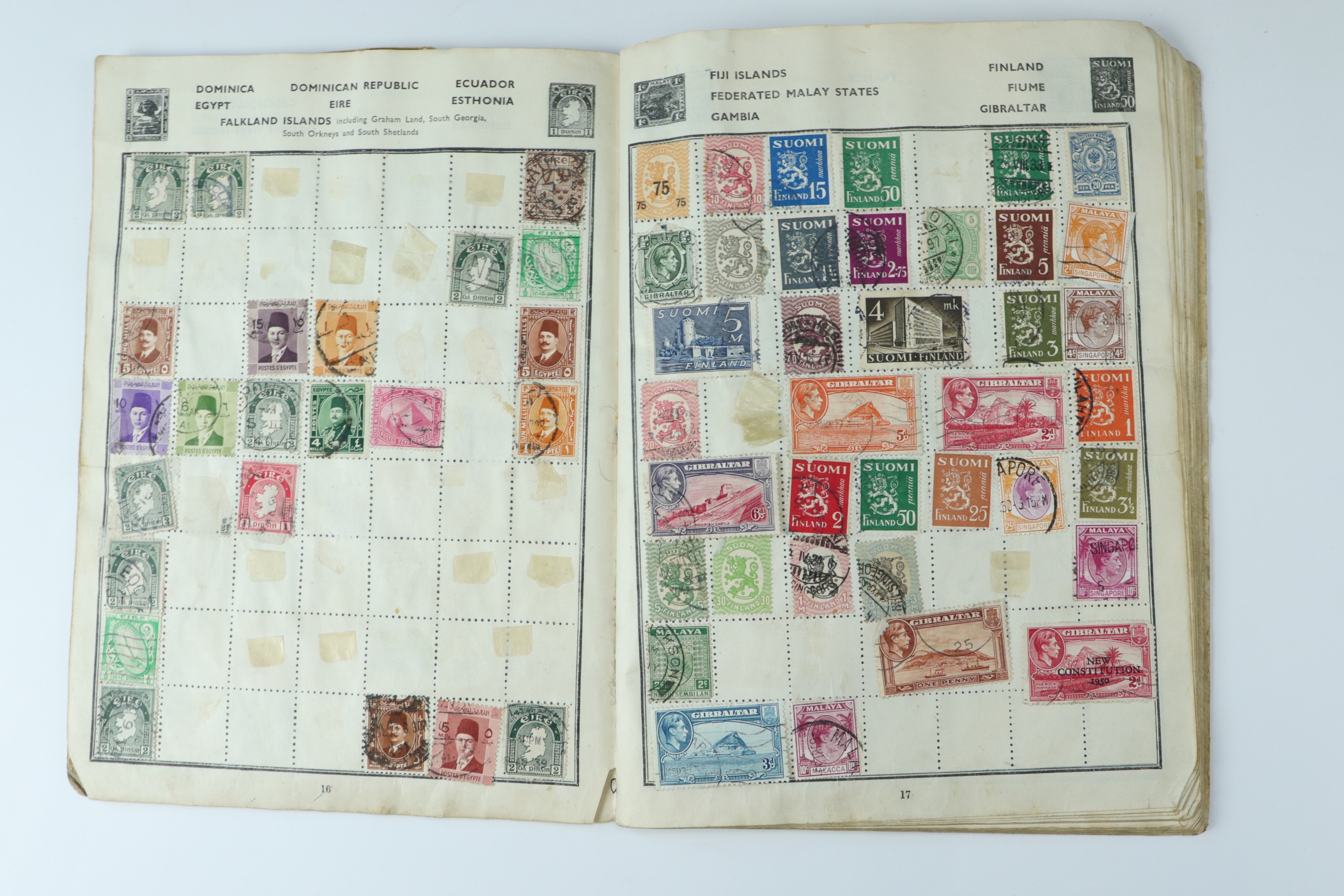 Several juvenile stamp albums containing GB and world stamps, with uncirculated and specimen GB - Image 18 of 47