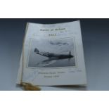 [ RAF ] A 1974 Battle of Britain Ball souvenir programme signed by Air Vice Marshall James Edgar "