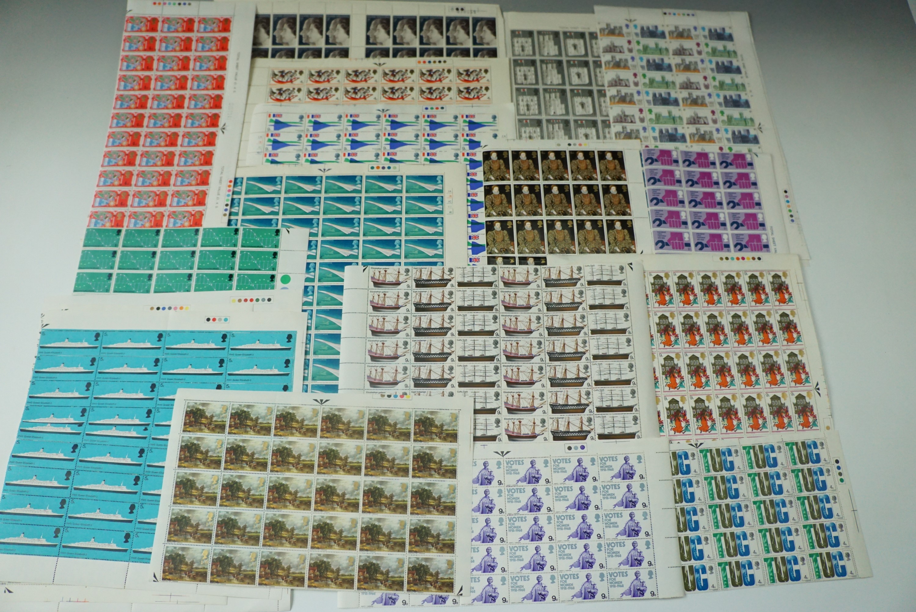 A part sheet of uncirculated decimal 3p stamps and a quantity of British Post Office presentation - Image 2 of 3
