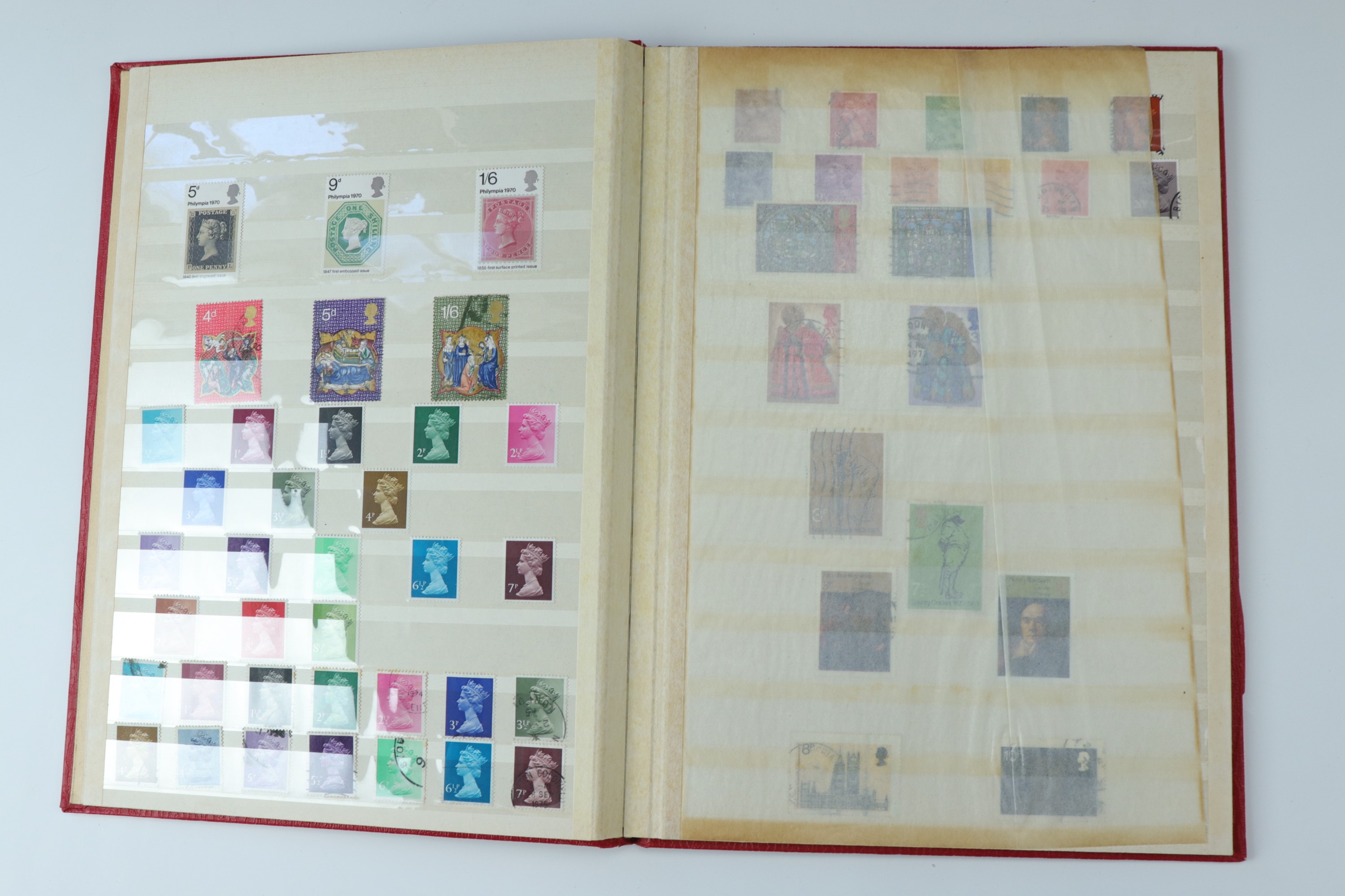 Several juvenile stamp albums containing GB and world stamps, with uncirculated and specimen GB - Image 14 of 47