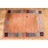 A wool pile rug, 235 x 175 cm (a/f)
