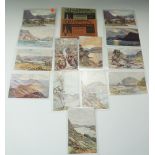 The Ullswater No 1 & No 4 series of water colour postcards from the drawings of Edward G. Hobley,