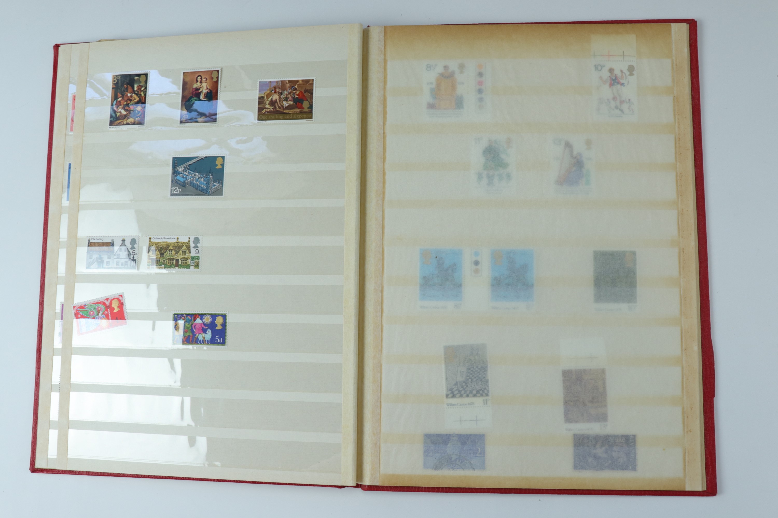 Several juvenile stamp albums containing GB and world stamps, with uncirculated and specimen GB - Image 17 of 47