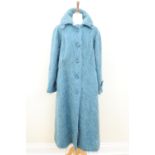 A vintage Andrew Stewart mohair and wool coat