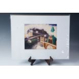 After Brian O'Doherty (Ireland) Two pencil signed prints depicting Derry "Something in The Air",
