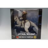 A boxed Star Wars Collectors Series "Han Solo & Tauntaun" together with "Luke Skywalker vs Wampa"