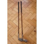 Vintage Niblick and Special golf clubs