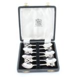 A cased set of six Second World War home front Scottish Women's Rural Institute enamelled