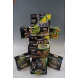 Eight boxed Star Wars The Power of the Force toys including Yoda, Jawa, Jabba the Hutt & Han Solo,