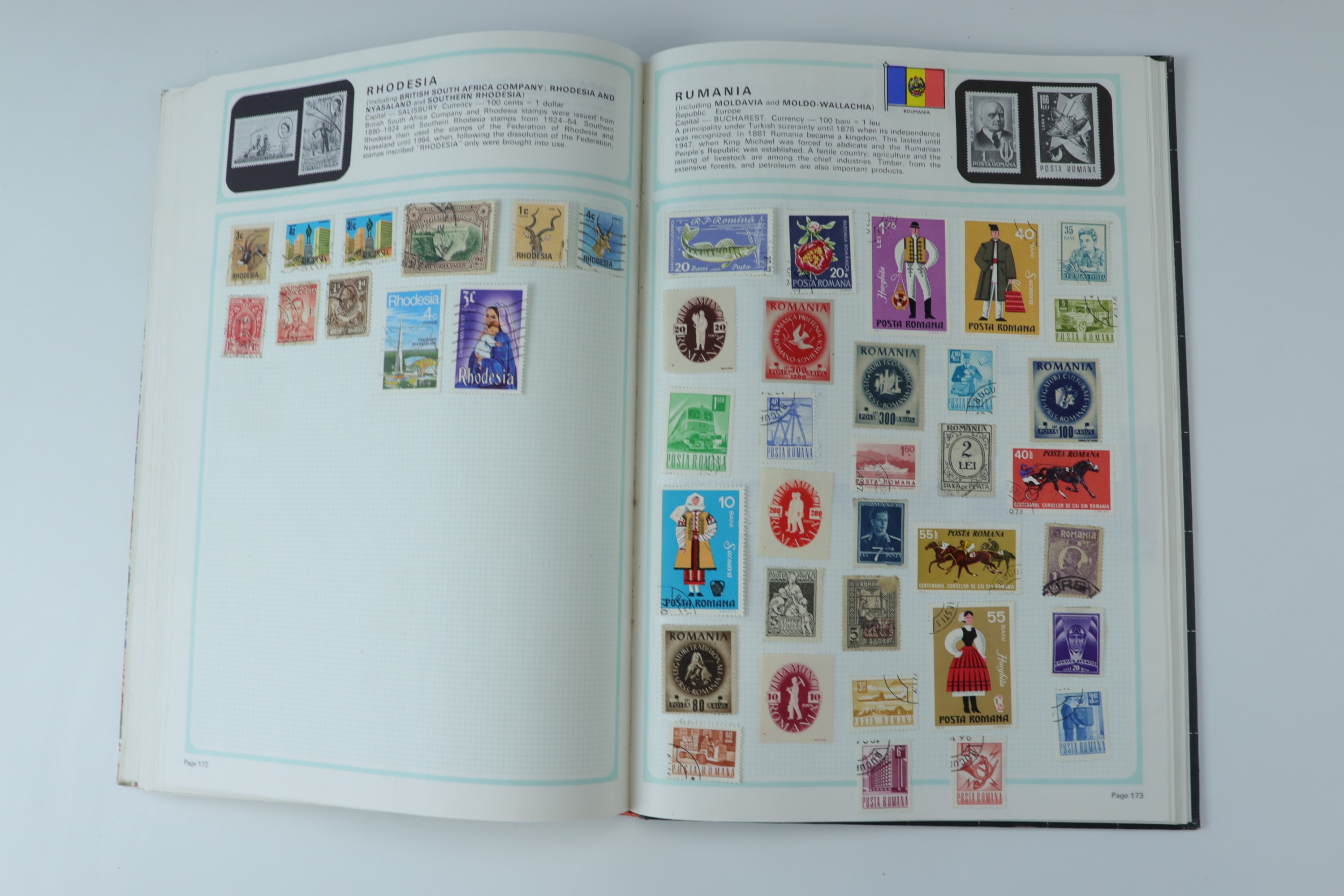 Several juvenile stamp albums containing GB and world stamps, with uncirculated and specimen GB - Image 11 of 47