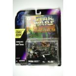 A Star Wars toy "Boba Fett vs IG-88" with enclosed Star Wars "Shadows of the Empire" comic
