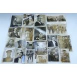 A very large group of period portrait photographs of Great War soldiers and veterans of the War,