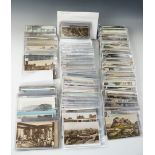 A large quantity of vintage postcards of Scotland, Ireland etc