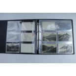 A sophisticated collection of approximately 200 postcards comprising monochrome scenes of Keswick,